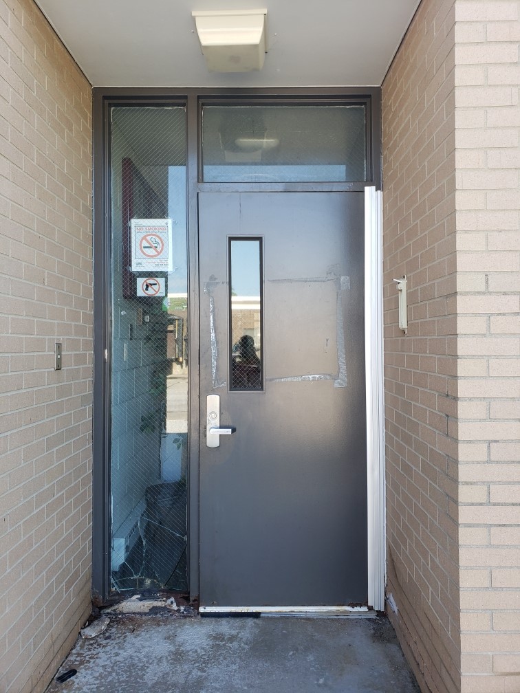 Custom Commercial Entry Door System Commercial Installation Door